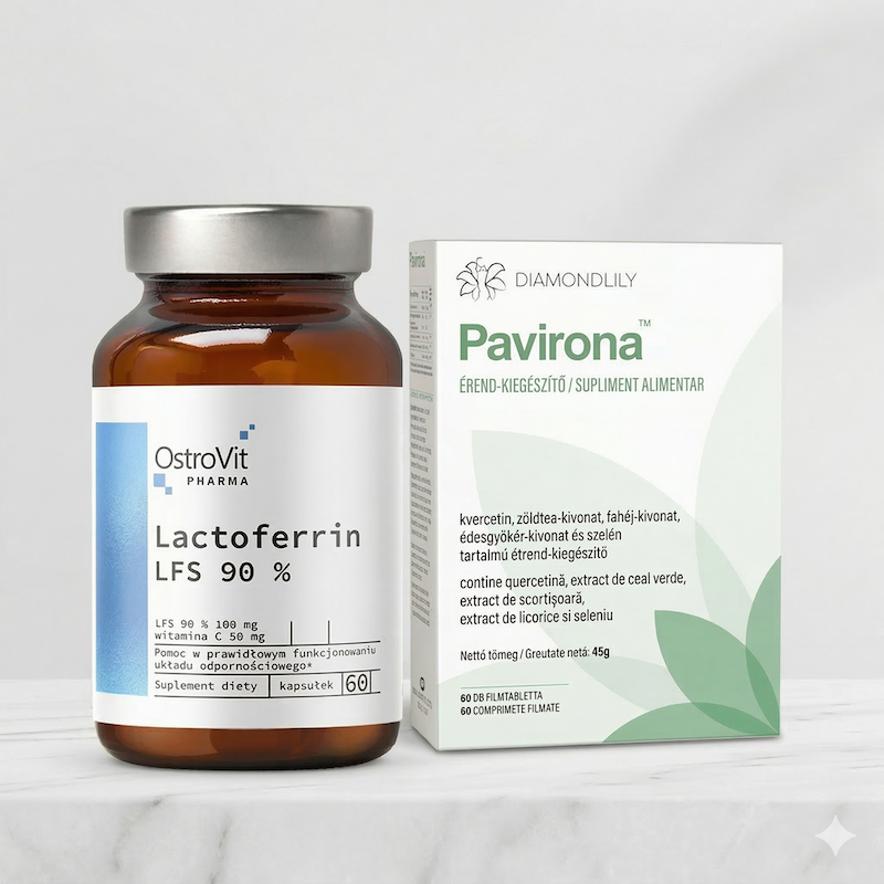 Pavirona és Pharma Lactoferrin - extra védelem az immunrendszernek