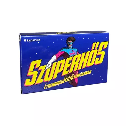 Szuperhős Blue kapszula, 6db