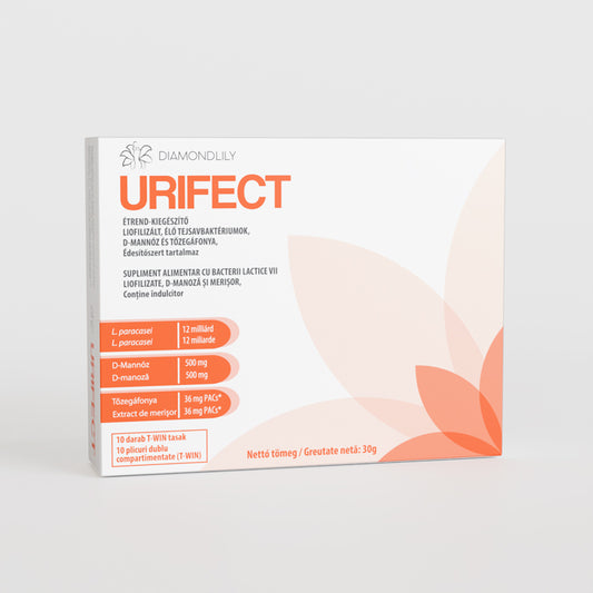 URIFECT hüvelyflóra probiotikum -3 az 1-ben élőflórás készítmény, 10 tasak