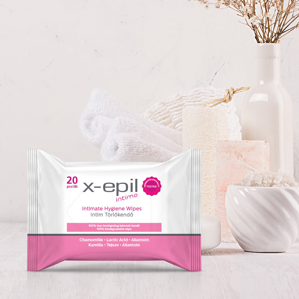 X-Epil Intimo Intim törlőkendő 20db