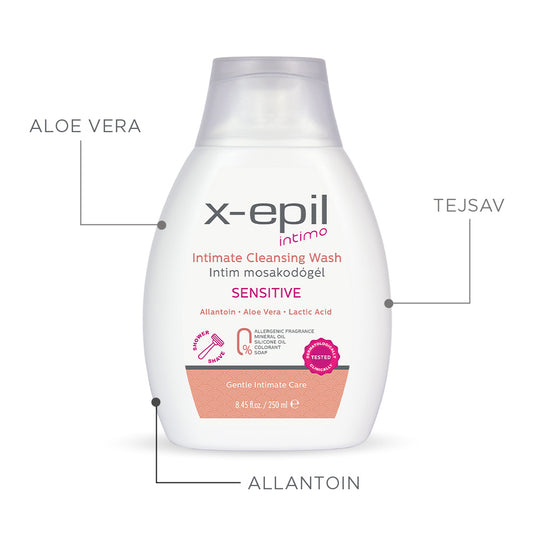X-Epil Intimo Intim mosakodógél – Sensitive 250ml