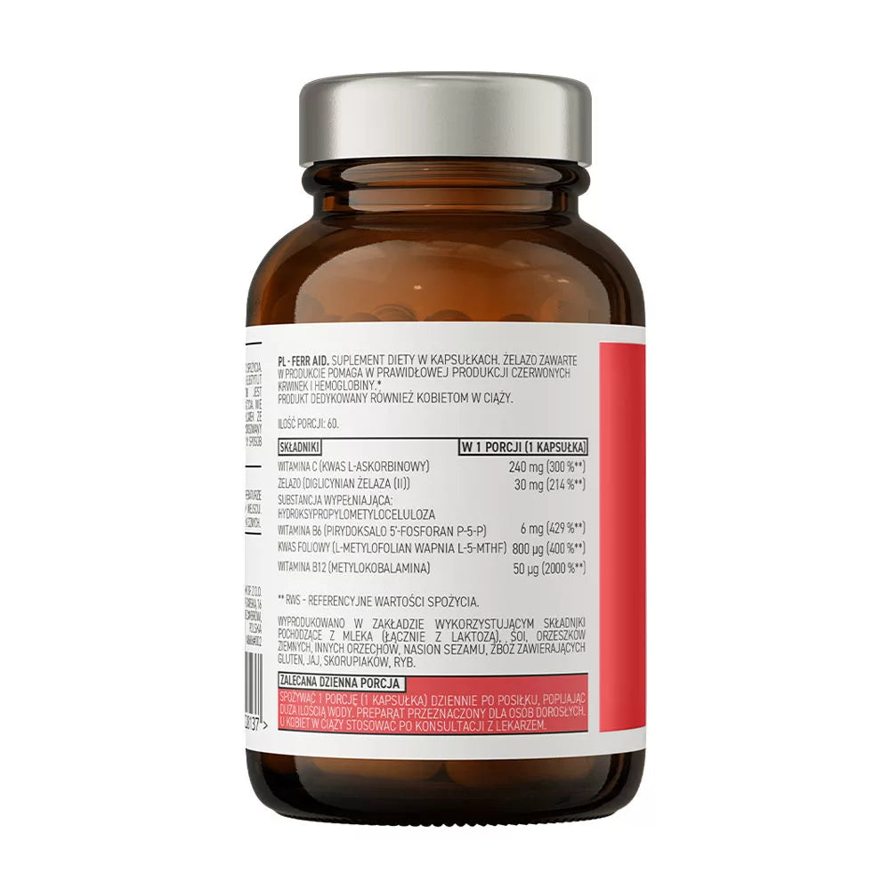 OstroVit Pharma Ferr Aid - Vas Komplex (60 Kapszula)